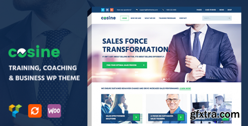 Themeforest - Cosine - Training &amp; Coaching WordPress Theme 16083329 v1.0.7 - Nulled