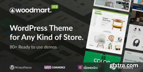 Themeforest - WoodMart - Multipurpose WooCommerce Theme 20264492 v7.3.2 - Nulled