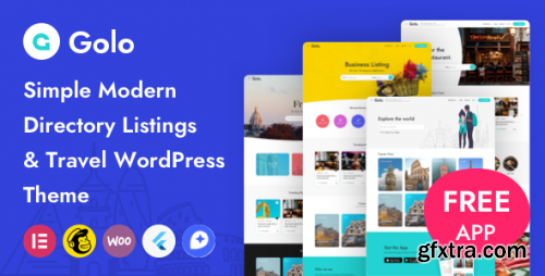 Themeforest - Golo - Directory &amp; Listing, Travel WordPress Theme 25397810 v1.6.0 - Nulled