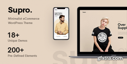 Themeforest - Supro - Minimalist AJAX WooCommerce WordPress Theme 22374845 v1.8.1 - Nulled