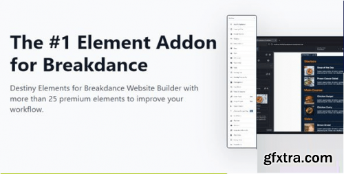 Destiny Elements v1.7.0 - The #1 Element Addon for Breakdance NULLED