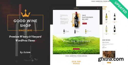 Themeforest - Good Wine | Vineyard &amp; Winery Shop WordPress Theme 19399667 v1.1.10 - Nulled