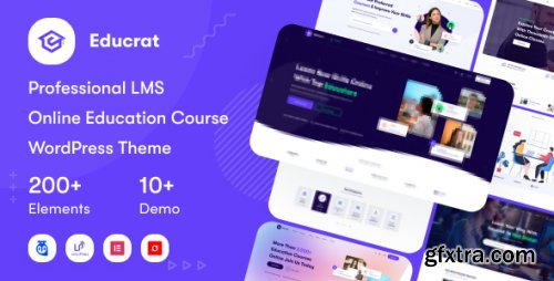 Themeforest - Educrat - Online Course Education WordPress Theme 39691021 v1.0.17 - Nulled