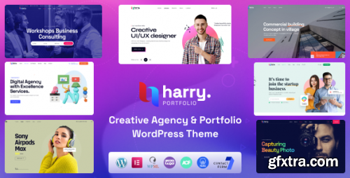 Themeforest - Harry - Creative Agency &amp; Portfolio WordPress Theme + RTL 43384980 v1.1.9 - Nulled