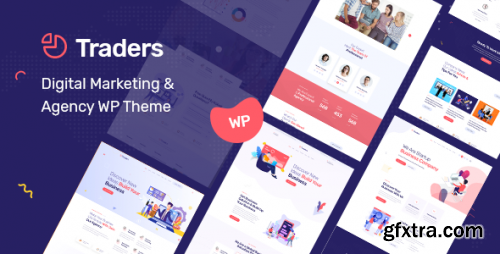 Themeforest - Traders - Digital Marketing &amp; Agency WordPress Theme 25064088 v1.0 - Nulled