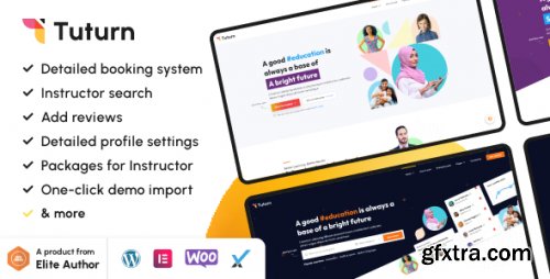 Themeforest - Tuturn - Online Tutors MarketPlace WordPress Theme 37738673 v2.9 - Nulled