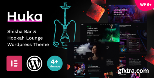 Themeforest - Huka - Shisha Bar &amp; Hookah Lounge WordPress Theme 44501128 v1.04 - Nulled