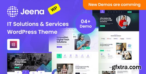 Themeforest - Jeena - Technology &amp; IT Solutions WordPress Theme 43132824 v1.0.4 - Nulled