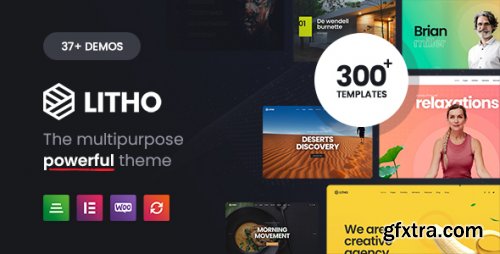 Themeforest - Litho - Multipurpose Elementor WordPress Theme 33077980 v1.9 - Nulled