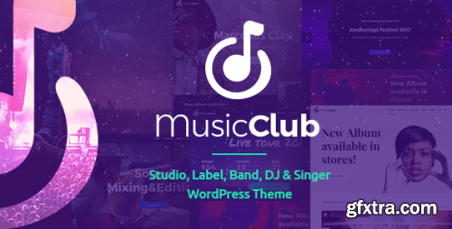 Themeforest - Music Club - Band &amp; DJ 20177253 v1.2.7 - Nulled