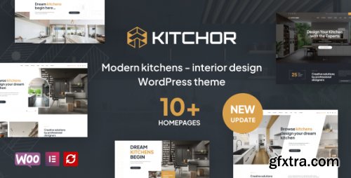 Themeforest - Kitchor - Interior Design WordPress Theme 38661098 v1.2.4 - Nulled