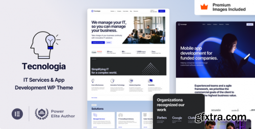 Themeforest - Tecnologia - IT Services & App Development 45235582 v1.0 - Nulled