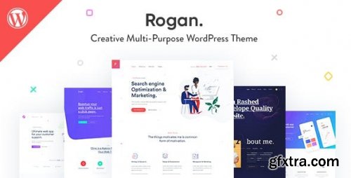 Themeforest - Rogan - Creative Multipurpose WordPress Theme for Agency, Saas, Portfolio 24061213 v1.8.2 - Nulled