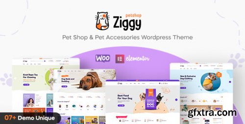 Themeforest - Ziggy - Pet Shop WordPress Theme 38229371 v1.0.10 - Nulled