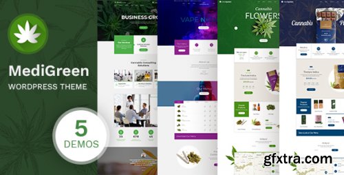 Themeforest - MediGreen - Cannabis &amp; Medical Marijuana Shop 23320604 v1.2.3 - Nulled