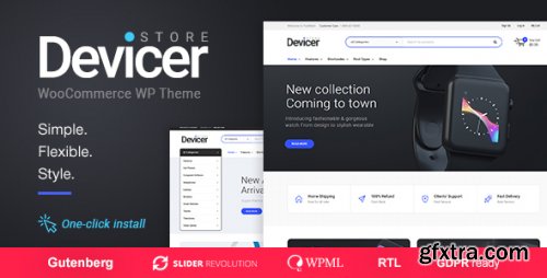 Themeforest - Devicer  - Electronics, Mobile &amp; Tech Store WordPress Theme 21162601 v1.1.7 - Nulled