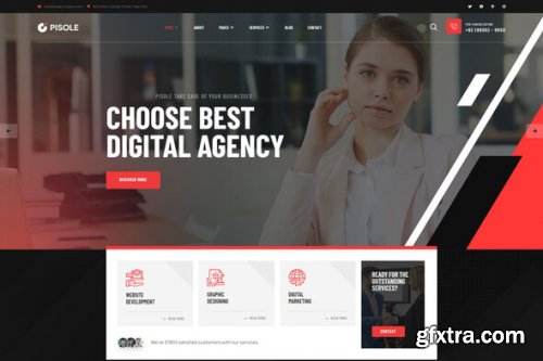 Themeforest - Pisole - Digital Agency Elementor Template Kit 48659383 v1.0.0 - Nulled