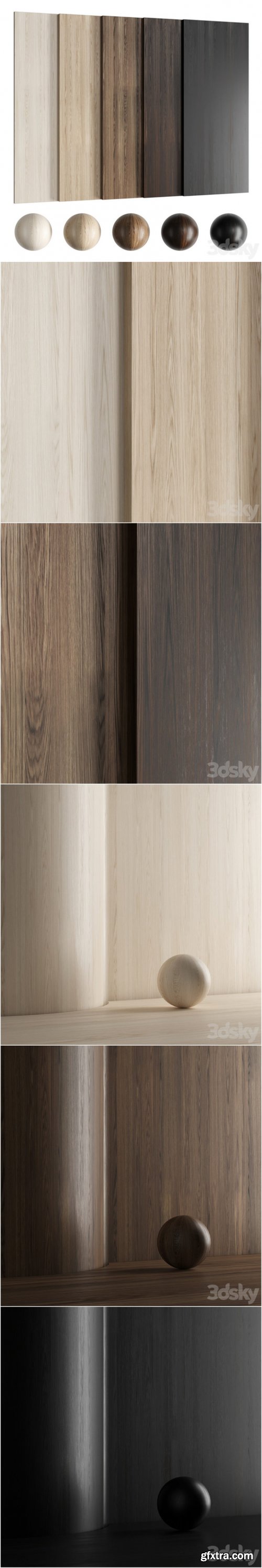 Wood material Oak 010 (Seamless texture) 