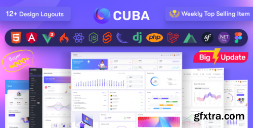 Themeforest - Cuba- HTML, React, Angular, Vue 3, Nuxt, Next Js, Node , Asp.Net, Laravel Admin Dashboard Template 27530933 v9.1 - Nulled