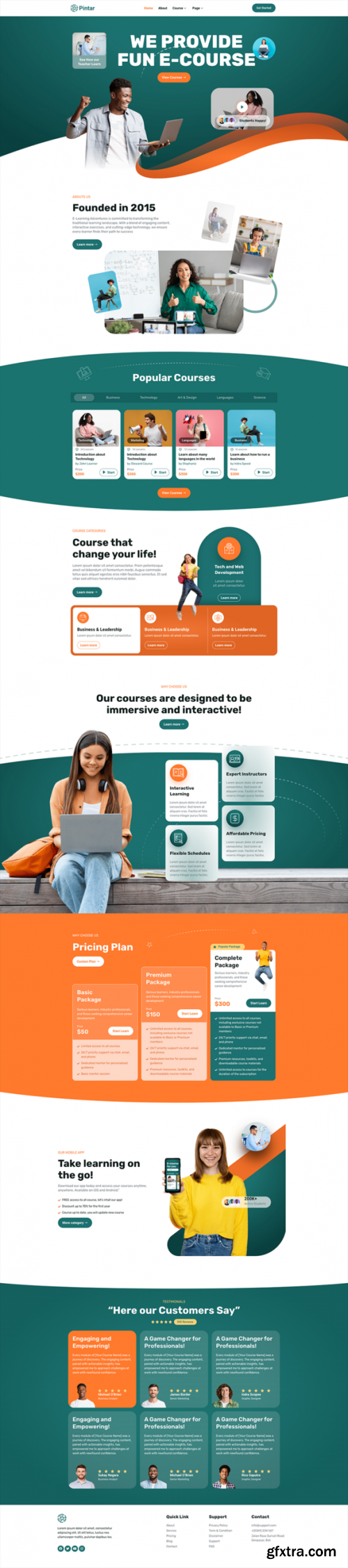 Themeforest - Pintar - Online Courses Elementor Template Kit 48887710 v1.0.0 - Nulled