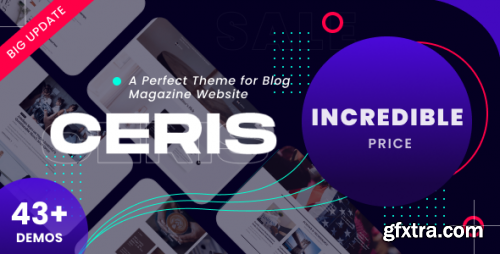 Themeforest - Ceris - The Ultimate WordPress Newspaper and Magazine Theme 26452254 v4.2 - Nulled