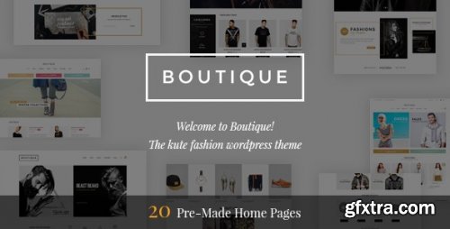 Themeforest - Boutique - Kute Fashion WooCommerce Theme ( RTL Supported ) 14799139 v2.3.3 - Nulled