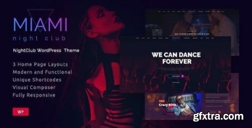 Themeforest - Miami | Night Club 18519347 v1.3.9 - Nulled