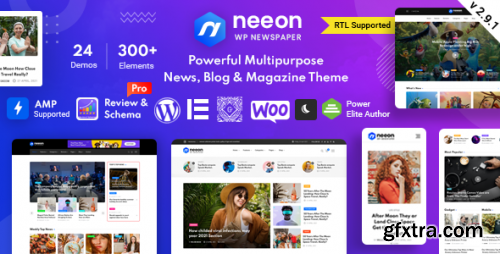 Themeforest - Neeon - WordPress News Magazine Theme 35441133 v2.9.4 - Nulled