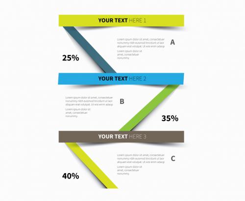 Zig Zag Rectangles Infographic Layout - 166711142