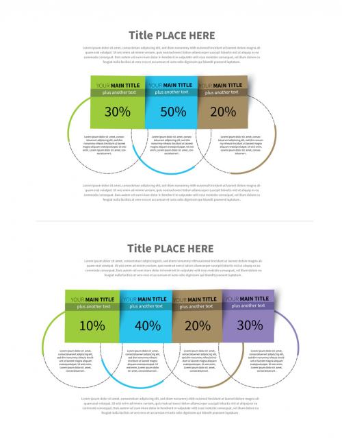 Overlapping Cirlces and Squares Infographic Layout 1 - 167118672