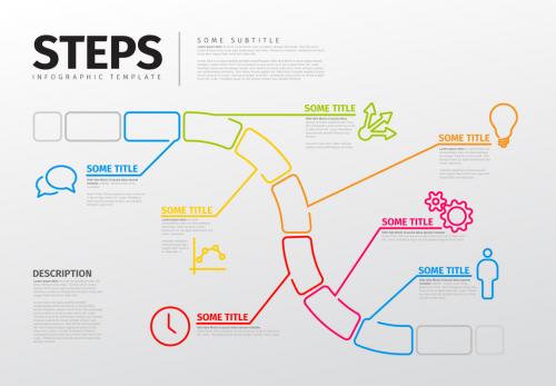 Curve Infographic Layout 1 - 167160987