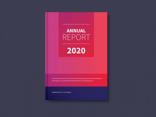 Abstract Book/Report Cover Layout 14 - 167398117