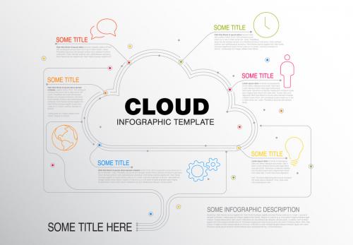 Cloud Element Inforgraphic Layout - 169130349