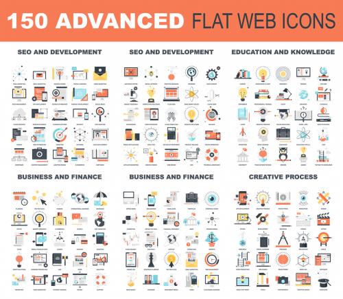 150 Colorful Icons 1  - 169134612