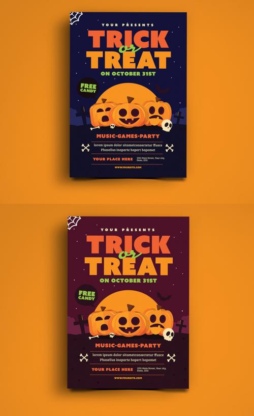 Trick or Treat Flyer 1 - 169957241