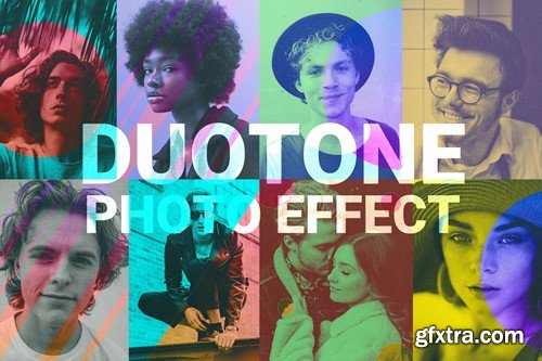 Duotone Photo Effect PSD Template NCADGTL