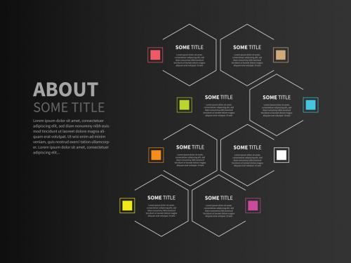 Eight Section Hexagon Infographic Layout 1 - 171649403