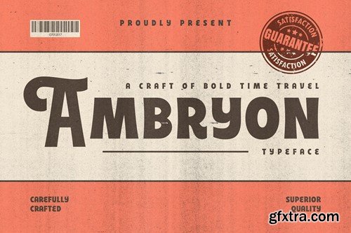 Ambryon - Bold Vintage Fonts YFUE88L