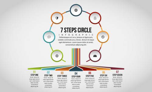 Linked Circle Cluster Infographic 7 - 174065208