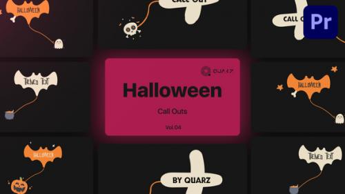 Videohive - Halloween Call Outs for Premiere Pro Vol. 04 - 48439401 - 48439401