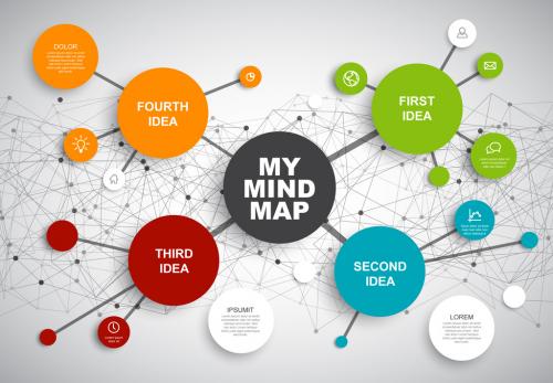 Mindmap Idea Infographic - 174767185