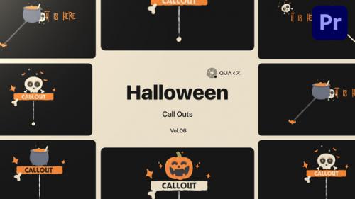 Videohive - Halloween Call Outs for Premiere Pro Vol. 06 - 48439419 - 48439419