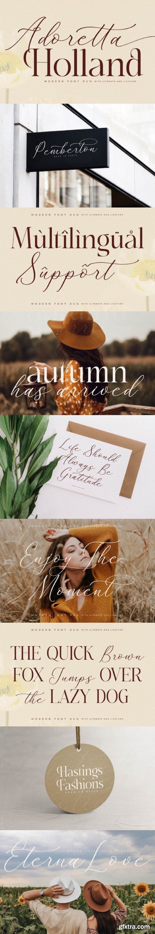 Adoretta Holland Duo Font