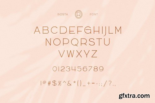 Rosta Modern Serif Font Typeface MSC7FYU