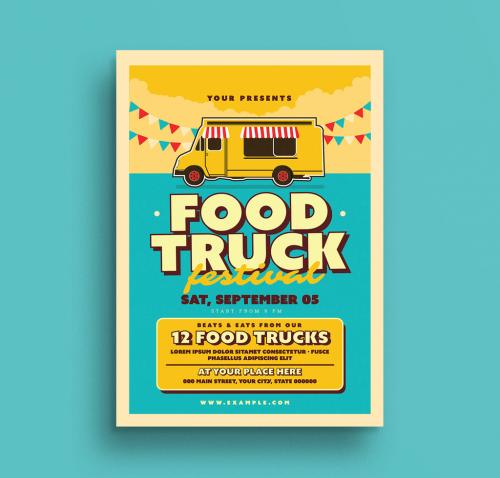 Food Truck Flyer Layout 1 - 175274950
