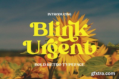 Blink Urgent - Retro Serif Font R6RVN75