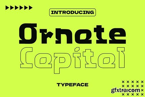 Ornate Capital Typeface 6ZC6ZN3