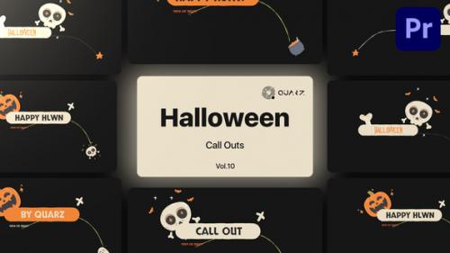 Videohive - Halloween Call Outs for Premiere Pro Vol. 10 - 48439452 - 48439452
