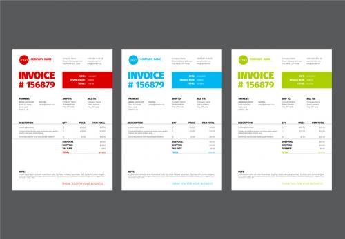 Invoice Layout Set - 176285322