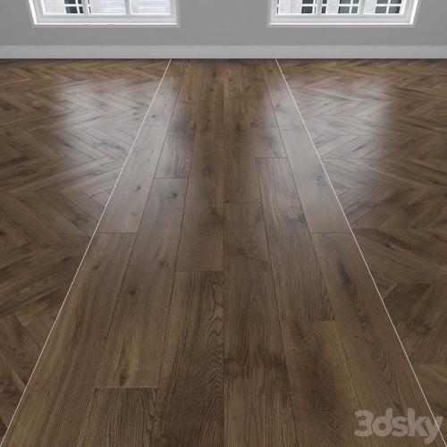 Parquet Oak, 3 types: herringbone, linear, chevron.